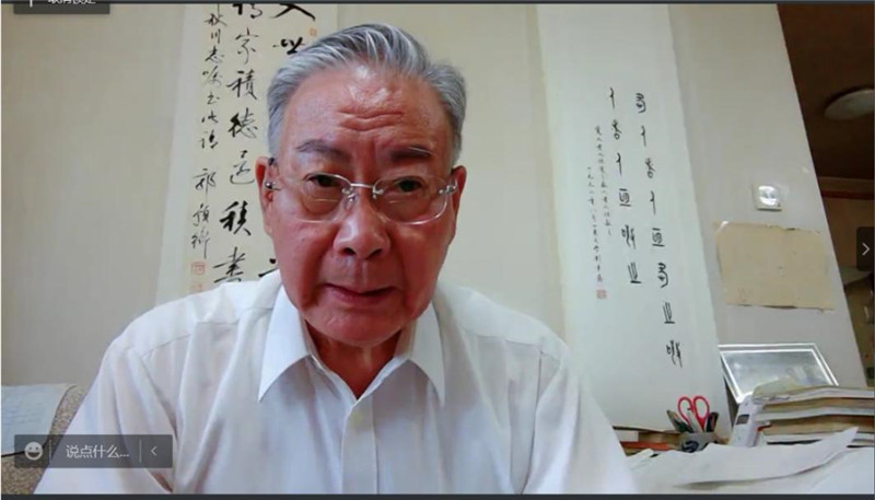 全國古籍整理出版規(guī)劃領導小組副組長、全國高校古委會名譽主任、北京大學中國古文獻研究中心教授安平秋先生致辭.jpg